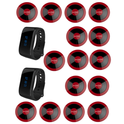 iBells 44 - влагозащищённый комплект вызова персонала 